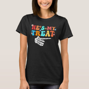 T-shirt Elle est mon tour il est mon friandise Jolies pair