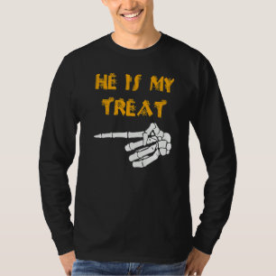 T-shirt Elle est mon tour il est mon friandise Jolies pair