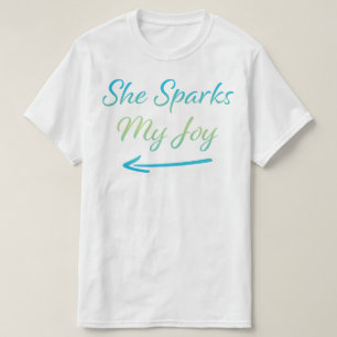 T-shirt Elle Étincelle Ma Joie