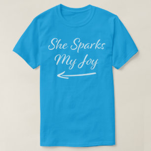 T-shirt Elle Étincelle Ma Joie