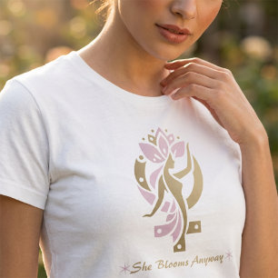 T-shirt Elle Fleurit Quand Même Fleur Symbole Vénus Journé