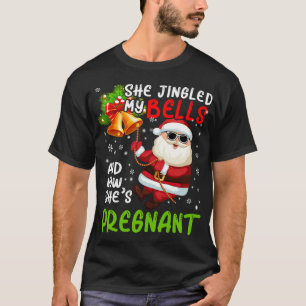 T-shirt Elle Jinga My Bells Pregnant Jote Christmas Père N