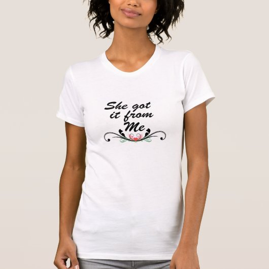 T-shirt Elle l'a eu de moi (Devant)