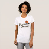 T-shirt Elle la tire… marque (Devant entier)