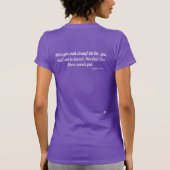 T-shirt Elle Marche à Travers le Feu (Dos)
