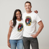T-shirt elle porte son amour comme (Unisexe)