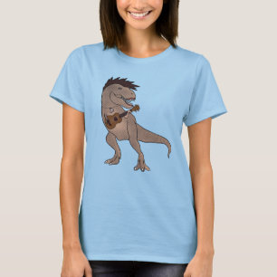 T-shirt Elle-Rex Chemise de colorant de cravate d'ukulél