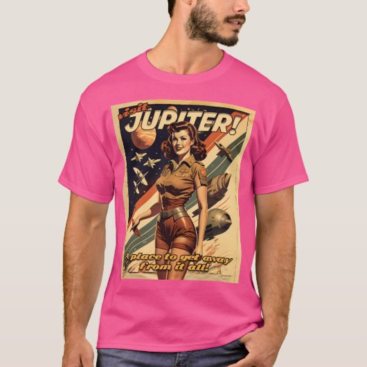 T-shirt Elle S'Éloigne De Tout Ça (Devant)