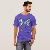 T-shirt Elle travaille avec des mains volontaires Proverbe (Devant entier)