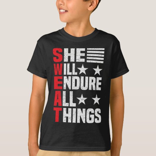 T-shirt Elle Va Endurer Tout (Devant)