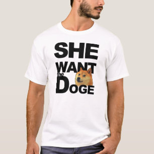 T-shirt Elle veulent le doge