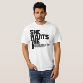 T-shirt Elle veut le D (Devant entier)