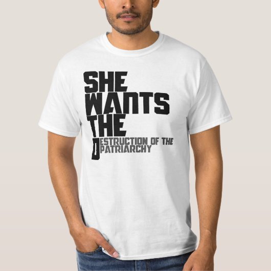 T-shirt Elle veut le D (Devant)