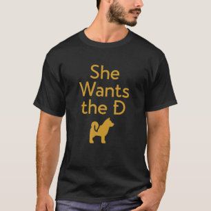 T-shirt Elle Veut Que Le Dogecoin D Dogecoin Mème Doge HOD