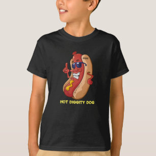 T-shirt Elleki Hot Diggity Chien