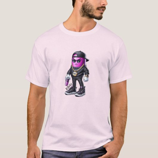 T-shirt Elleki - Pillman pourpre (Devant)
