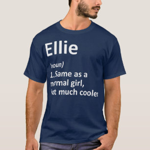 T-shirt ELLIE Définition Personnalized Nom Funny Venin