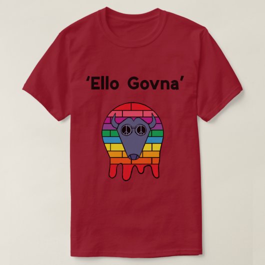 T-shirt 'ELLO GOVNA' (Design devant)