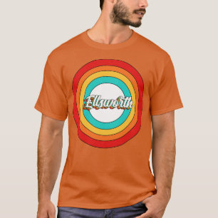 T-shirt Ellsworth Nom Chemise Vintage Ellsworth Cercle