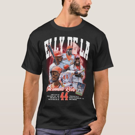 T-shirt Elly de La joueur de baseball le plus rapide des f (Devant)