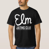 T-shirt Elm Skating Club, Elmhurst, Illinois (Couleurs fon (Devant)