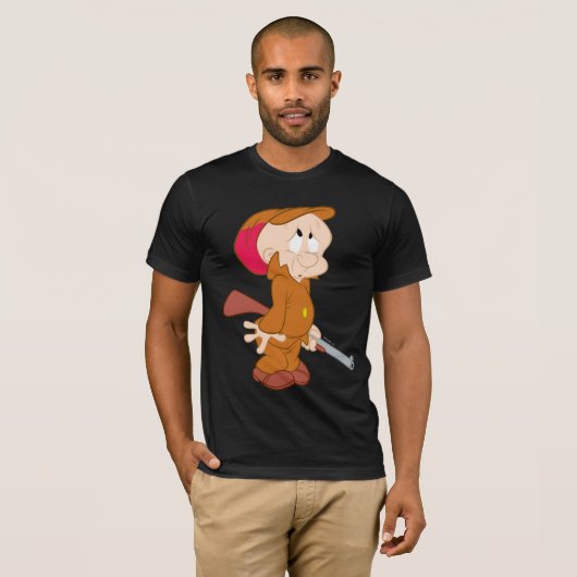 T-shirt ELMER FUDD™| Pose effrayée (Devant entier)