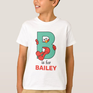 T-shirt Elmo Alphabet   B Sarcelle