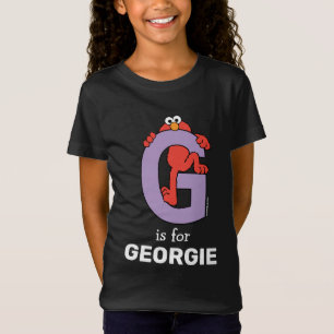 T-Shirt Elmo Alphabet   G Violet