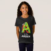 T-Shirt Elmo Alphabet | Une pomme (Devant entier)
