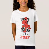 T-Shirt Elmo Alphabet | Z Zebra (Devant)