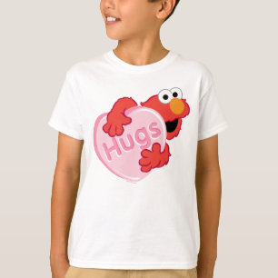 T-shirt Elmo "Câlins" Bonbon du Cœur de la Saint-Valentin