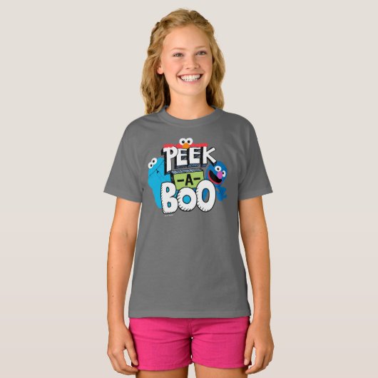 T-shirt Elmo, Cookie & Grover | Cache-cache (Devant entier)
