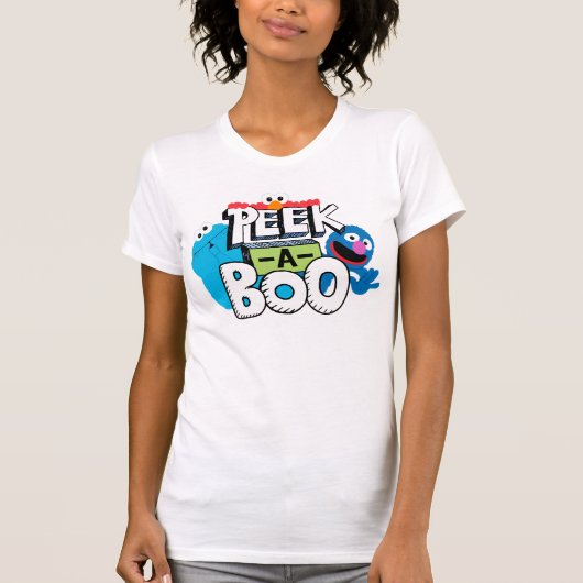 T-shirt Elmo, Cookie & Grover| Peek-a-Boo (Devant)