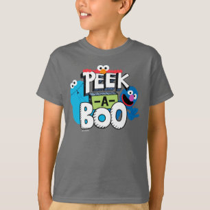 T-shirt Elmo, Cookie & Grover   Peek-a-Boo