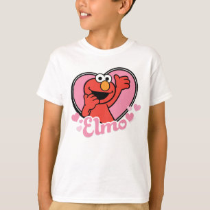 T-shirt Elmo dans la Saint-Valentin cœur