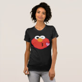 T-shirt Elmo Face Jeter un baiser (Devant entier)
