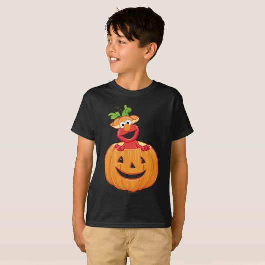 T-shirt Elmo | Halloween Jack-O-Lantern (Devant entier)