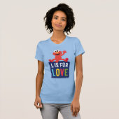 T-shirt Elmo | L est pour l'amour (Devant entier)