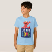 T-shirt Elmo | L pour Love (Devant entier)