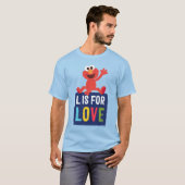 T-shirt Elmo | L pour Love (Devant entier)