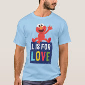 T-shirt Elmo | L pour Love (Devant)