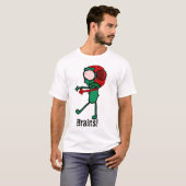 T-shirt Elmo la chemise de zombi (Devant entier)