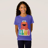 T-Shirt Elmo Mignon & Amusant (Devant entier)