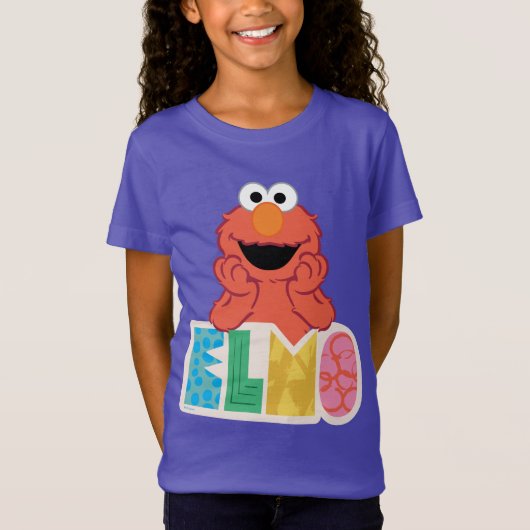 T-Shirt Elmo Mignon & Amusant (Devant)