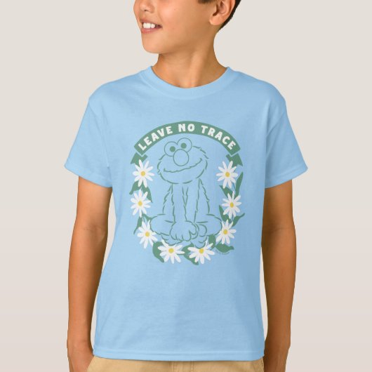 T-shirt Elmo | Ne laisser aucune trace Floral Graphic (Devant)