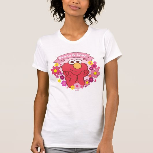 T-shirt Elmo | Paix et amour (Devant)