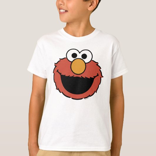 T-shirt Elmo Smiling Face (Devant)