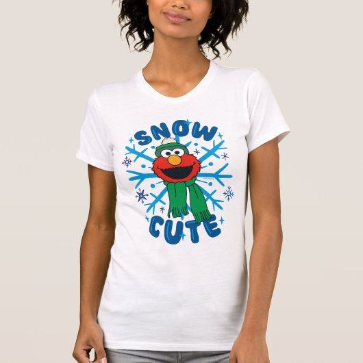 T-shirt Elmo Snow Cute (Devant)