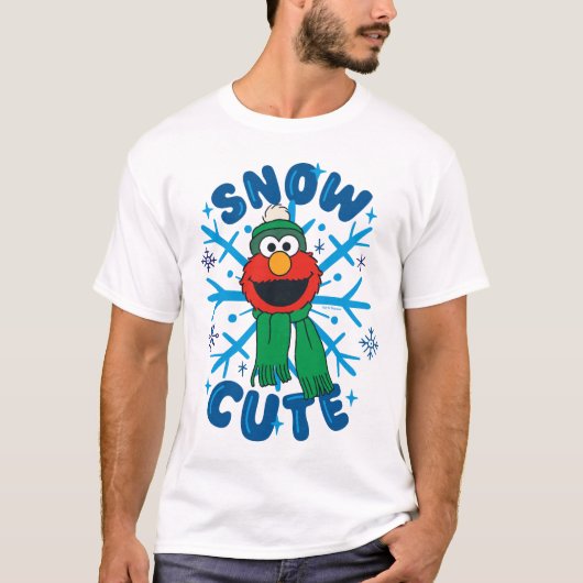 T-shirt Elmo Snow Cute (Devant)