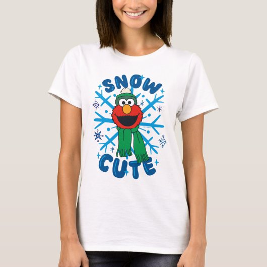 T-shirt Elmo Snow Cute (Devant)